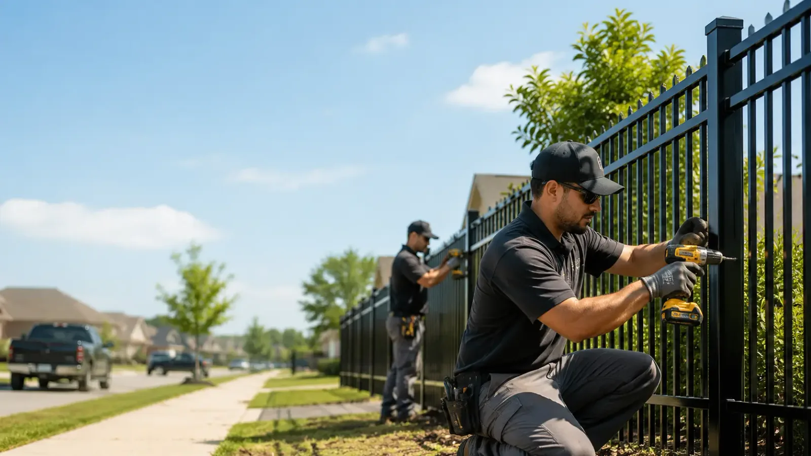 Metal Fence Installation in Holcomb, IL